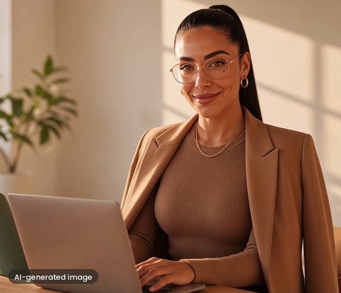 AI-generated image of Mia Dominguez for Make
